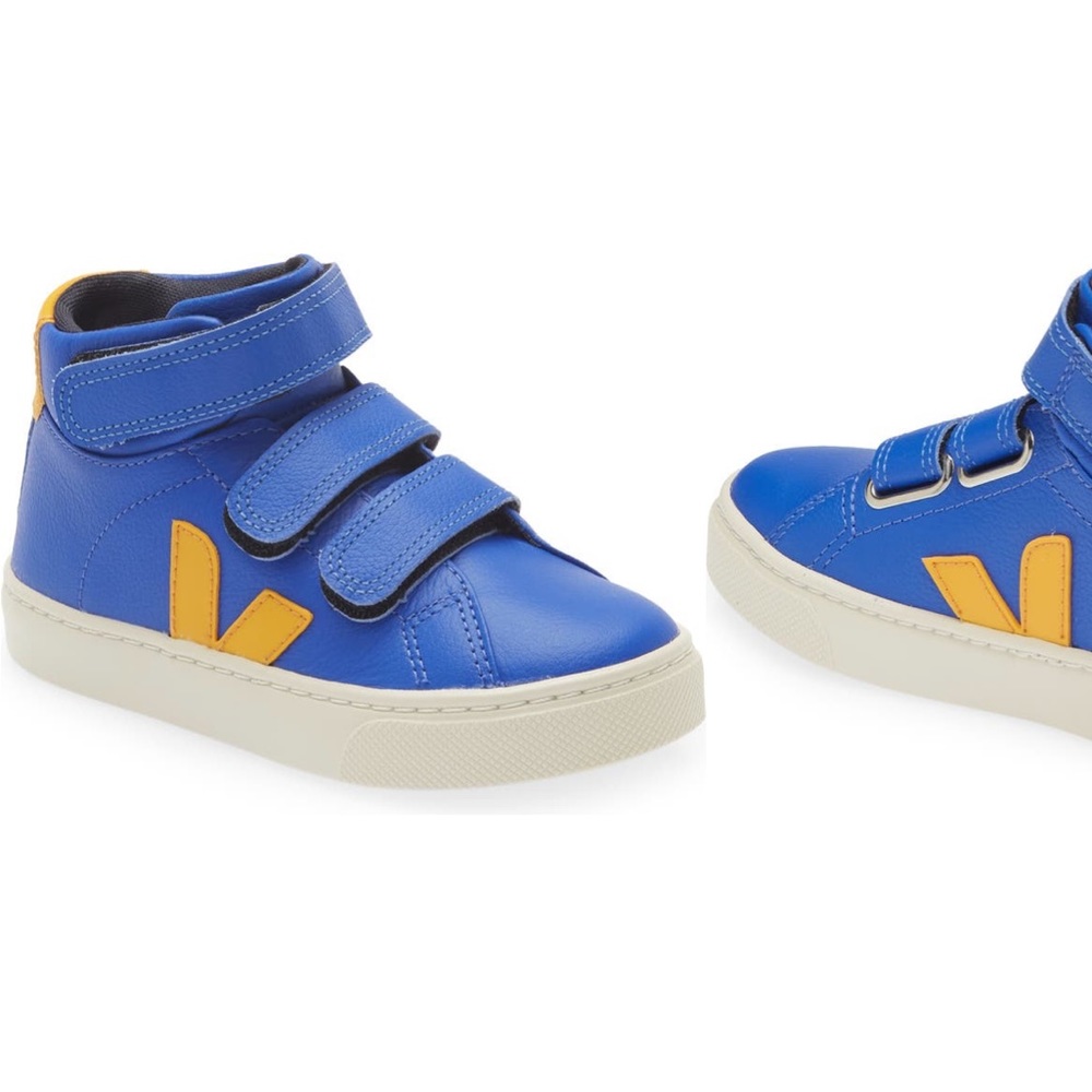 EUC Veja Kids’ Esplar Mid Top Sneaker in Paros Ouro Sz 12.5